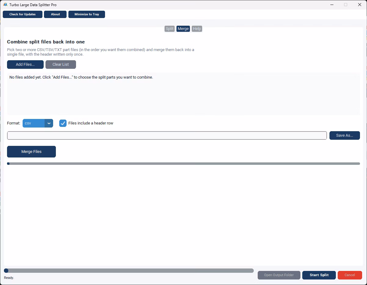 merge multiple csv files into one