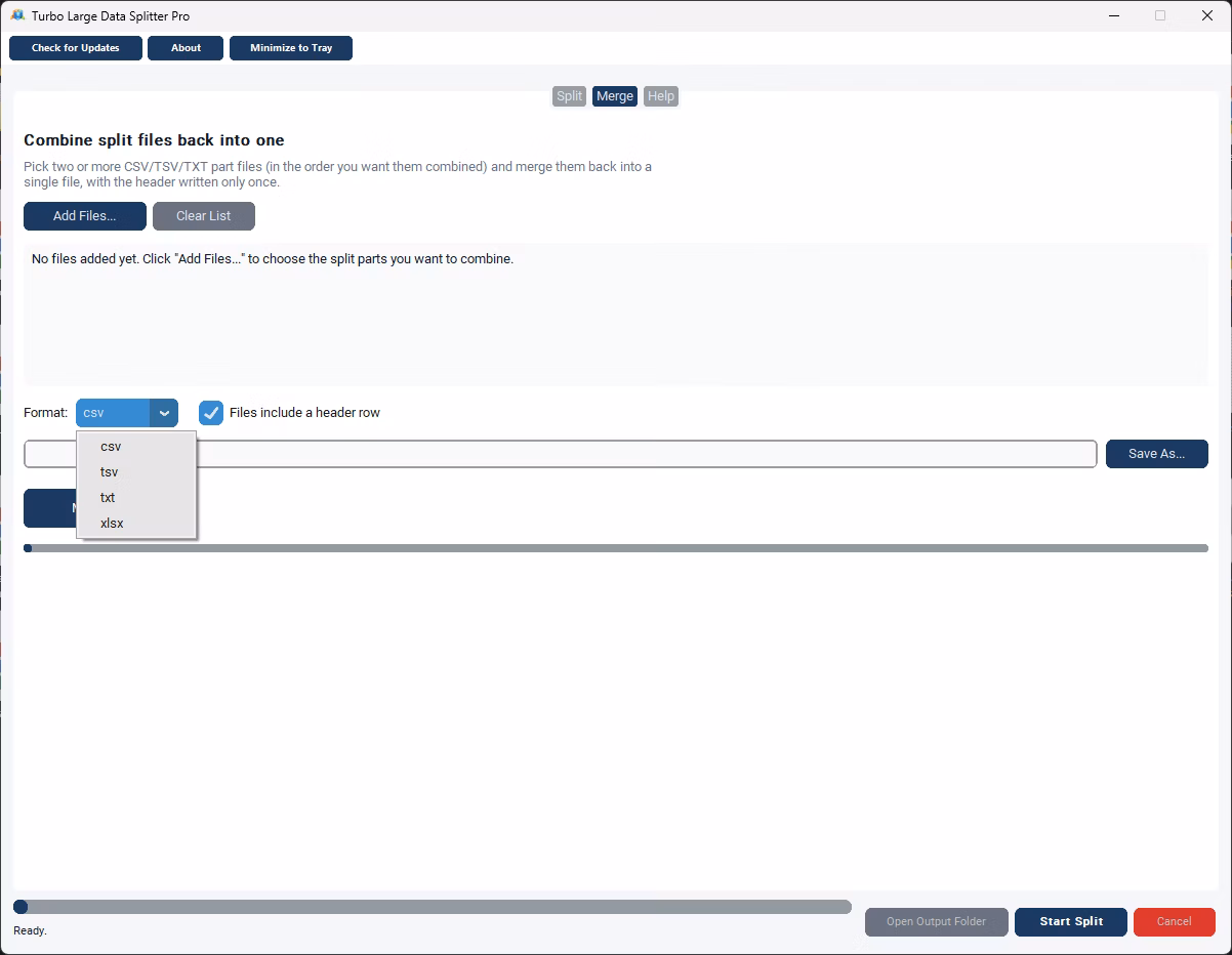 csv combiner tool